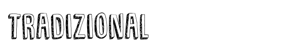 Tradizional font preview